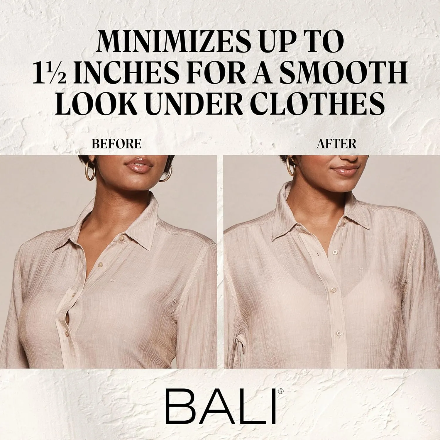 Bali Women's Minimizer Bra, Satin Tracings Underwire Bra, Bustline Slimmer, Full Coverage Bra