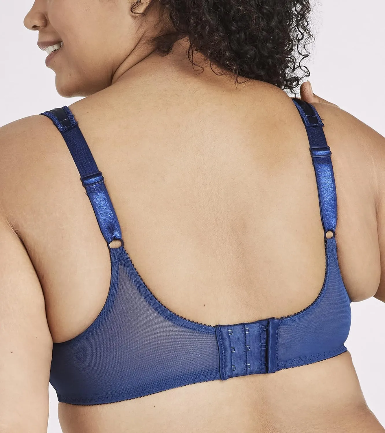 Bali Women's Minimizer Bra, Satin Tracings Underwire Bra, Bustline Slimmer, Full Coverage Bra