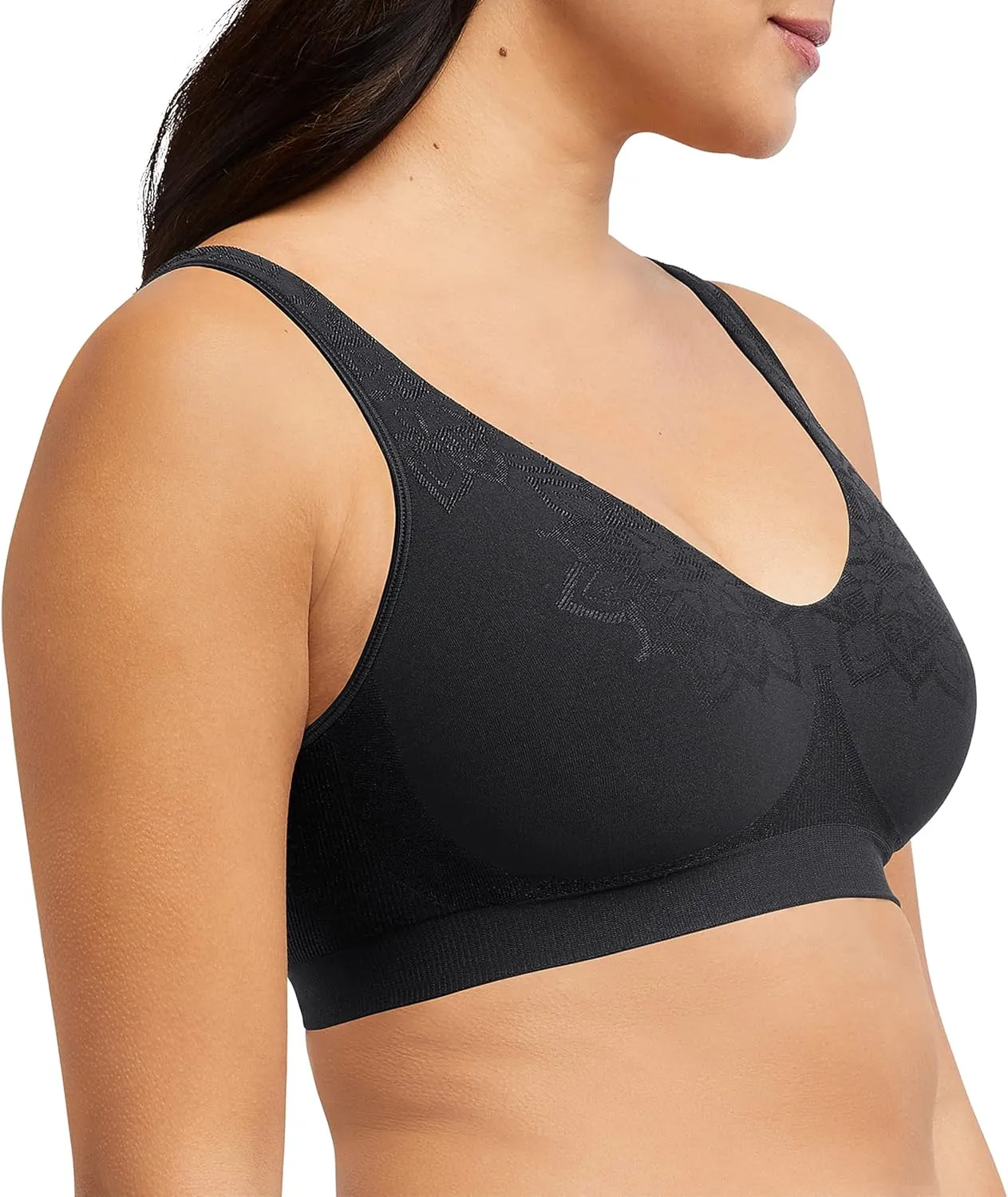 Bali Women's Wireless Bra, Comfort Revolution Seamless Bra, ComfortFlex Fit, Moisture-Wicking