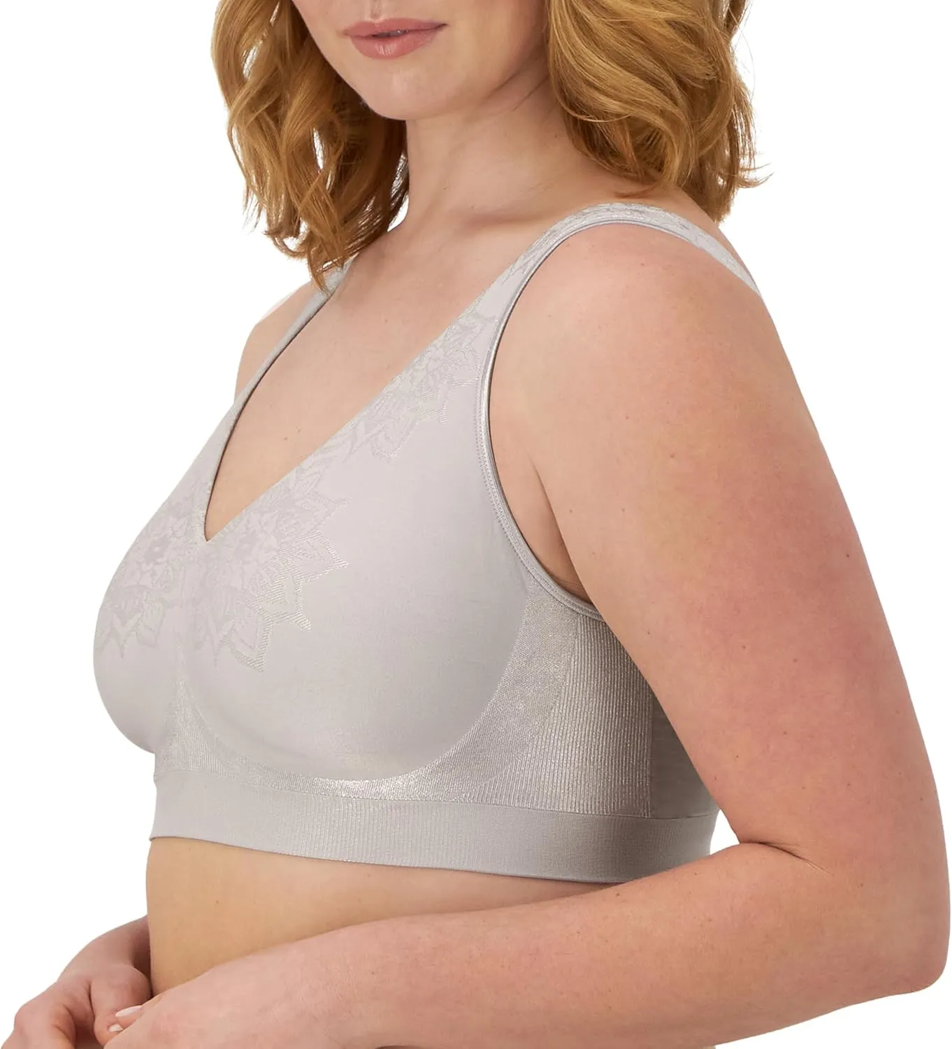 Bali Women's Wireless Bra, Comfort Revolution Seamless Bra, ComfortFlex Fit, Moisture-Wicking