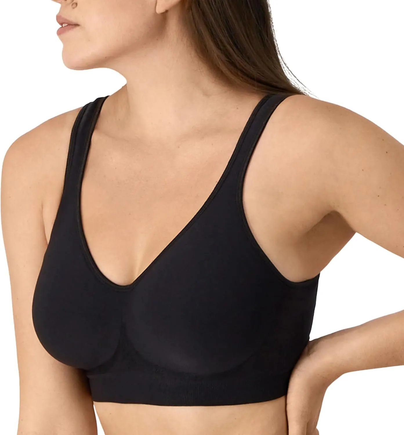 Bali Women's Wireless Bra, Comfort Revolution Seamless Bra, ComfortFlex Fit, Moisture-Wicking