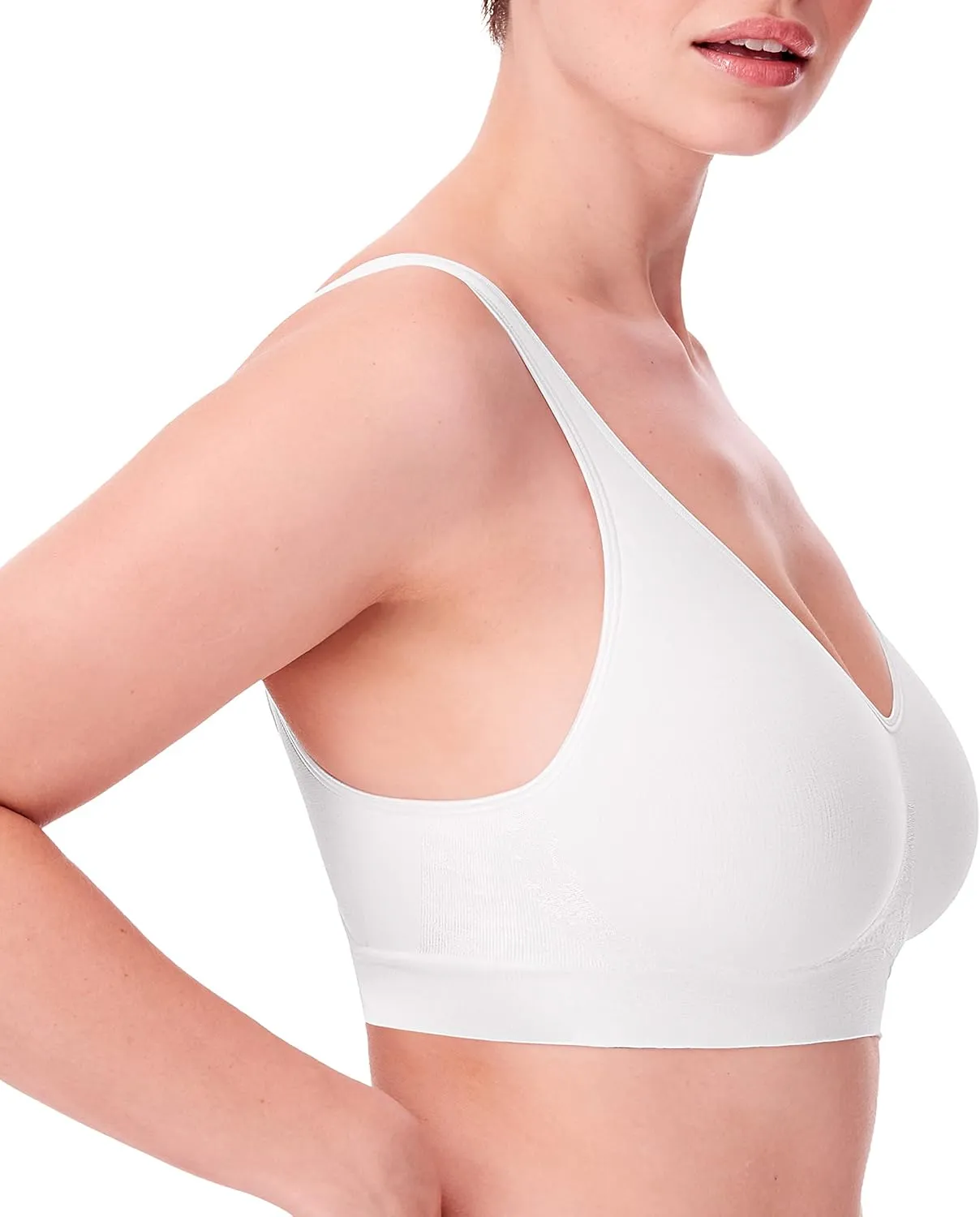 Bali Women's Wireless Bra, Comfort Revolution Seamless Bra, ComfortFlex Fit, Moisture-Wicking