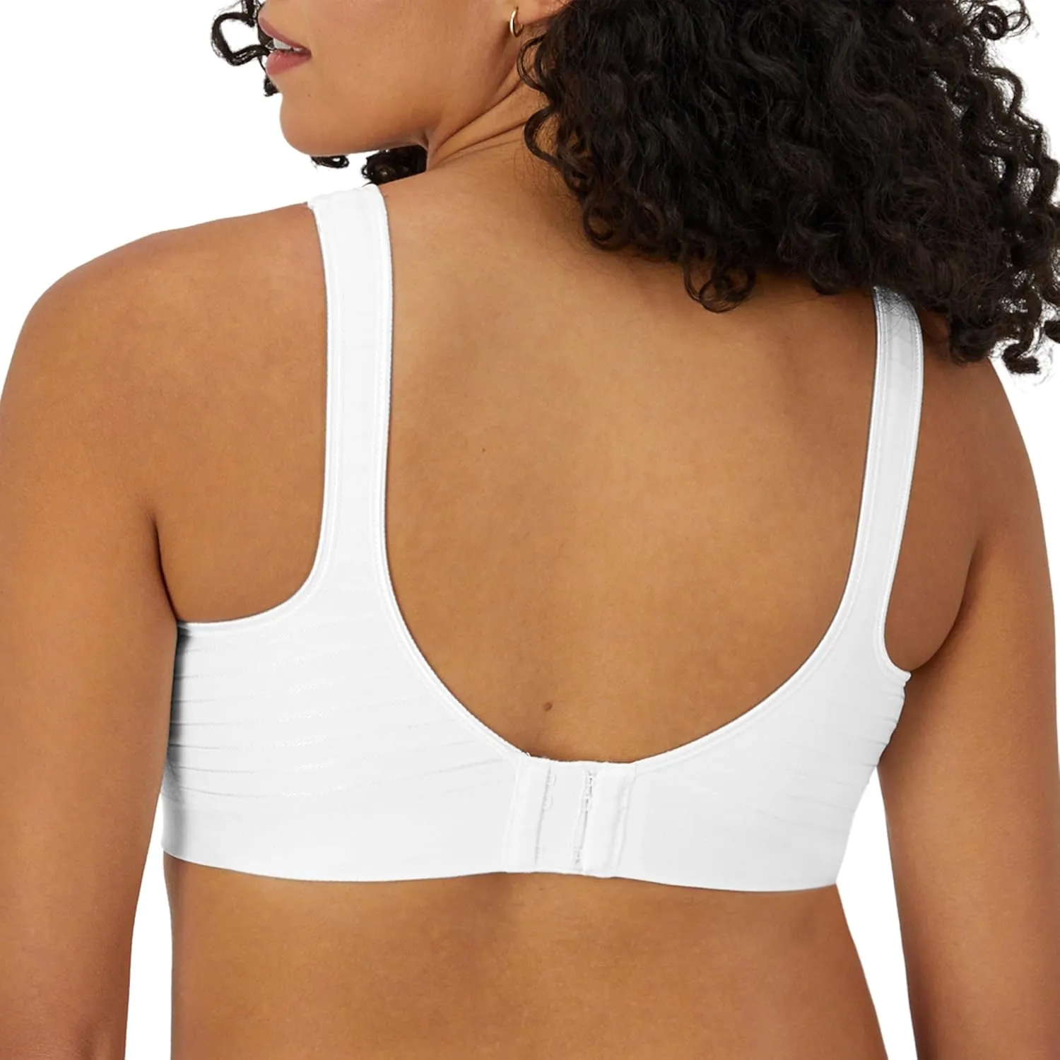 Bali Women's Wireless, Comfort Revolution Seamless Bra, ComfortFlex Fit, Moisture-Wicking