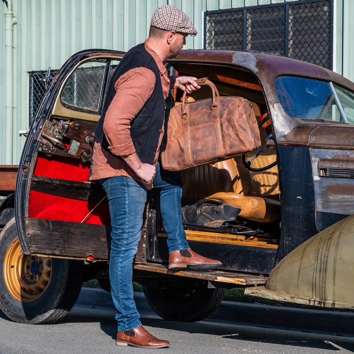 Beckwith - Men's Leather Duffle Bag