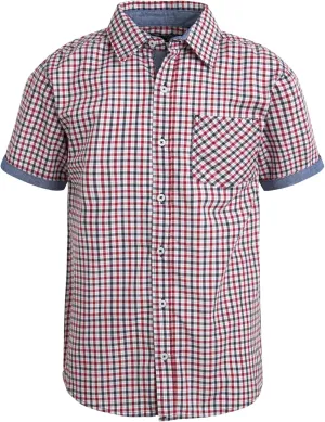 Ben Sherman Boys' Shirt - Short Sleeve Woven Button Down Shirt - Kids' Casual Collared Shirt for Boys (8-18)