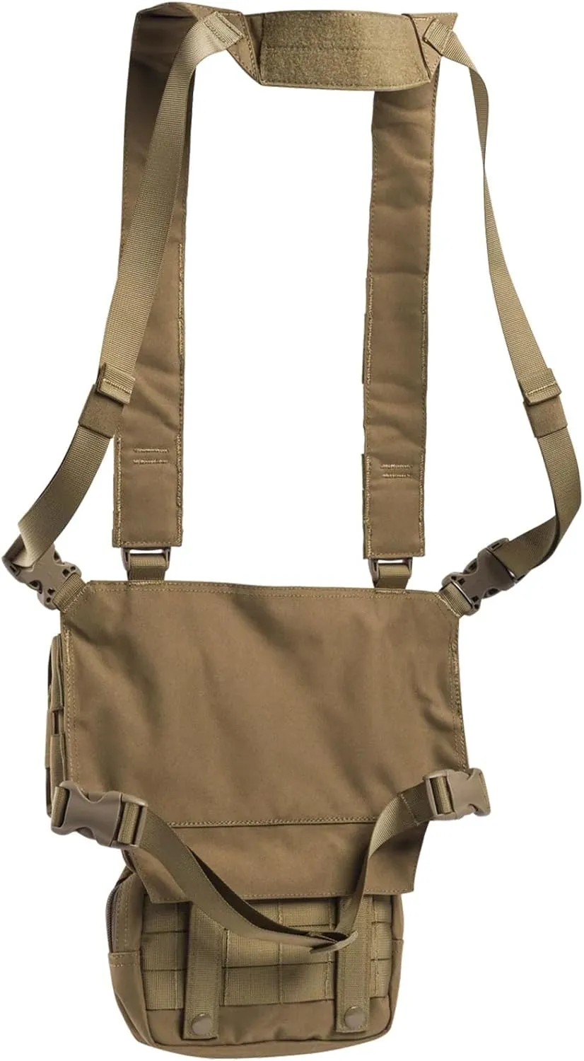 Beretta Tactical Chest Rig - Durable Outdoor Hunting Shooting MOLLE Chest Pack Bag w/Front Pocket & Removable Bottom Pouch