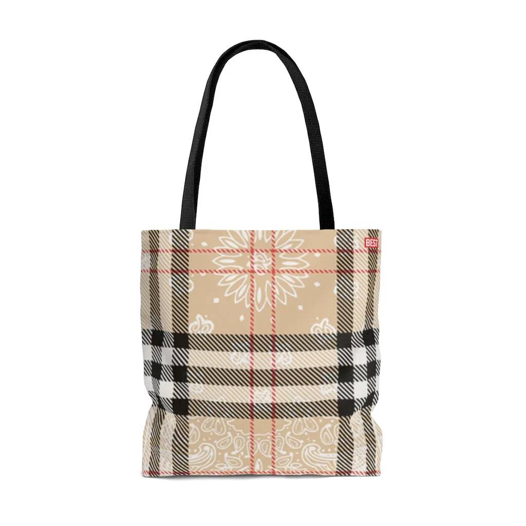 BEST OG PAISLEY PLAID Tote Bag