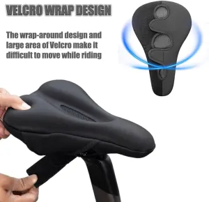 Bike Seat Cushion for Merida Big Trail 600, Ultra-Comfort Gel Bike Seat for Men & Women – Soft Ergonomic Bicycle Saddle, Non-Slip Breathable Design,B