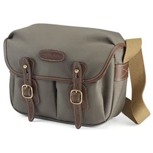 Billingham Hadley Small Shoulder Bag - Sage FibreNyte Chocolate Leather