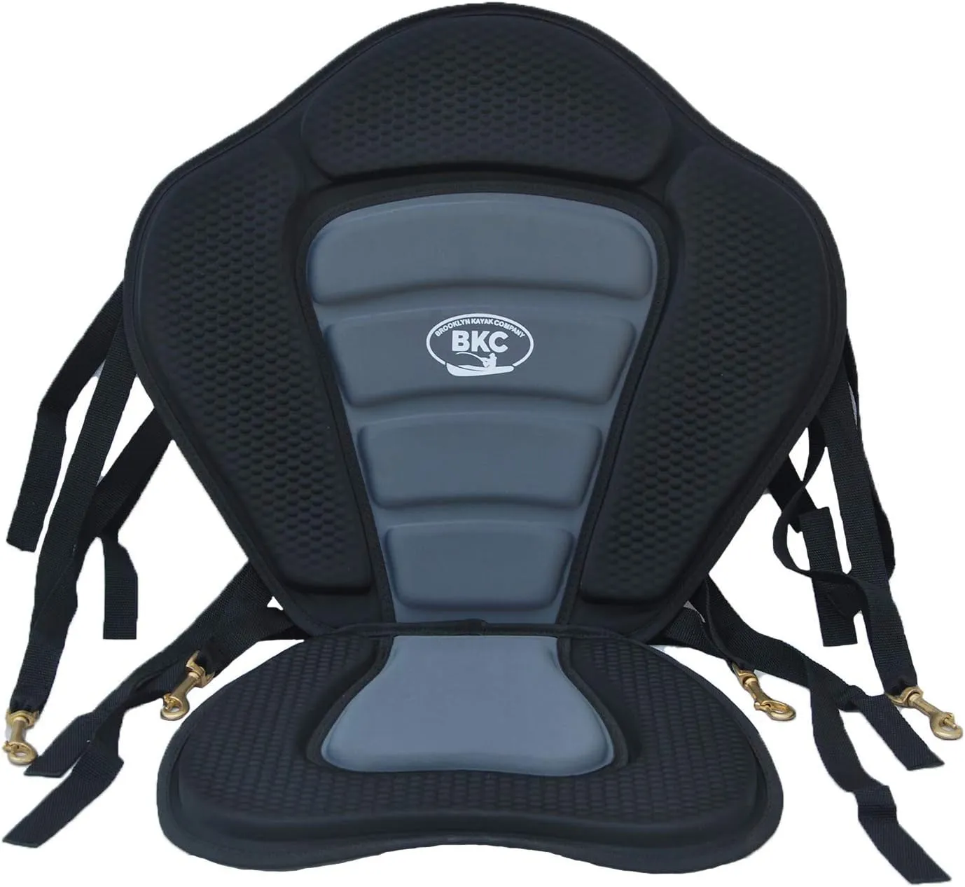 BKC UH-PS223 Universal Sit-On-Top Premium Memory Foam Padded Kayak Seat and Backrest with Adjustable Straps for Kayaking and Fishing by Brooklyn Kayak Company
