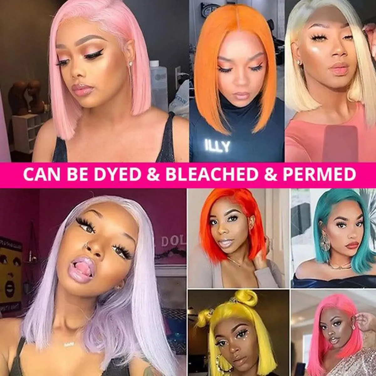 Blonde Bob Wig Human Hair 180% Density 613 Straight 12 Inch Short Bob Wigs 13x6 HD Transparent Lace Front Wigs Human Hair Pre Plucked With Baby Hair Glueless 613 Blonde Lace Frontal Wigs For Wome