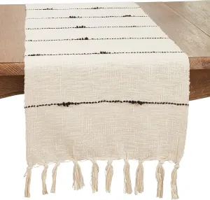 Boho Chic Stripe Woven Table Runner