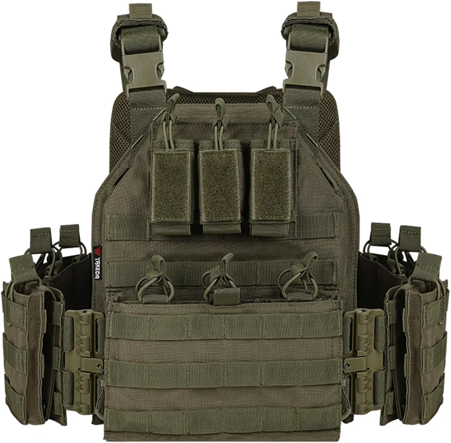 BOMTURN 1000D Tactical Vest for Men Quick Release Modular Vest Adjustable Vest Outdoor
