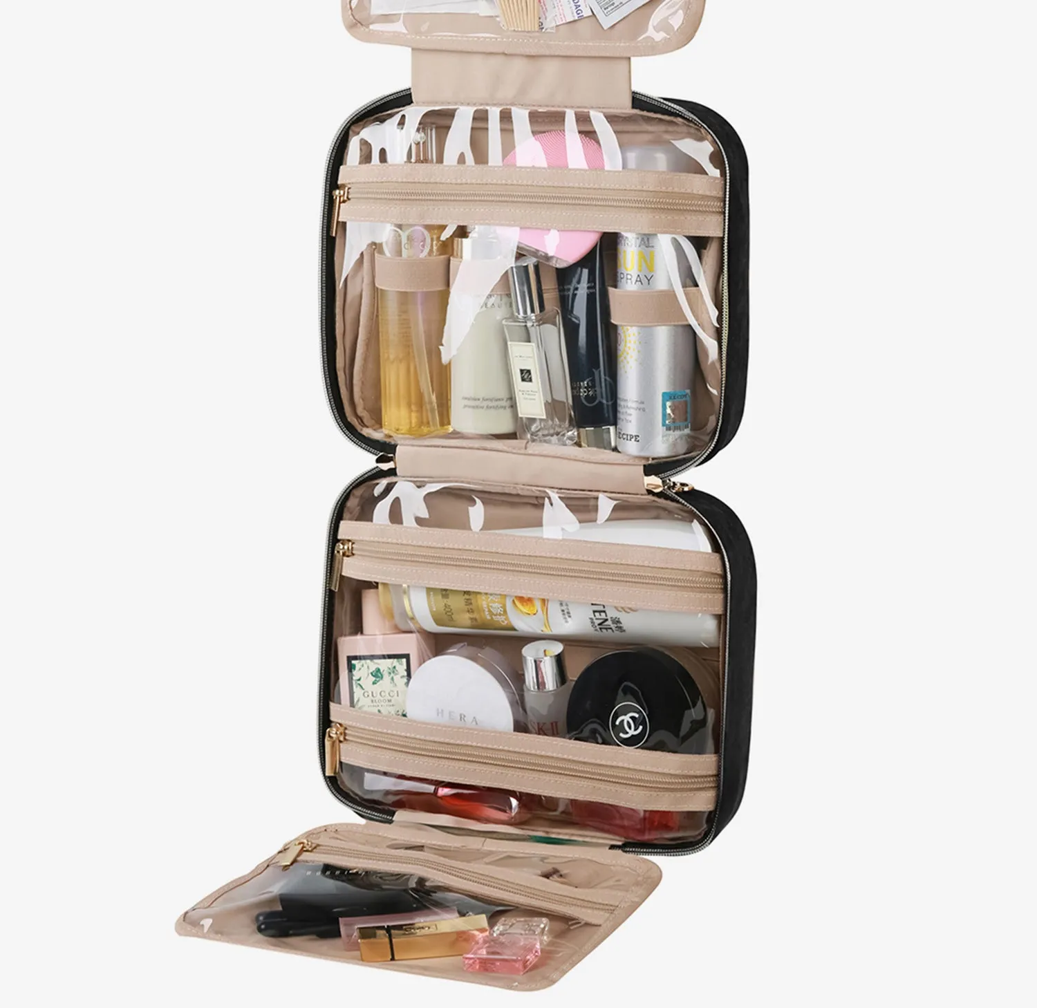 Bonchemin Black The Space Saver Toiletry Bag