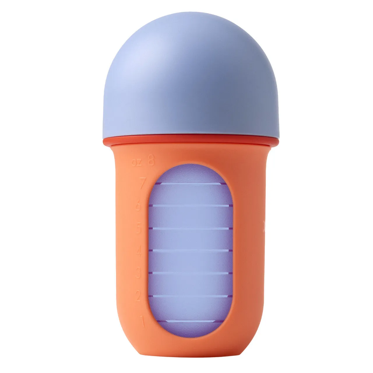 Boon NURSH Silicone Pouch Bottle 8oz (3-Pack) - Colorblock