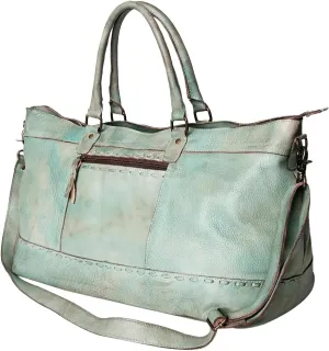 Both Side Grain Leather Duffle Bag - Nmbg136C | Duffel Bag | Leather Duffle Bag | Weekend Bag | Overnight Bag | Travel Duffel Bags | Duffle Bag for Men and Women
