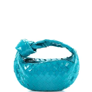 Bottega Veneta Jodie Hobo Intrecciato Patent Mini