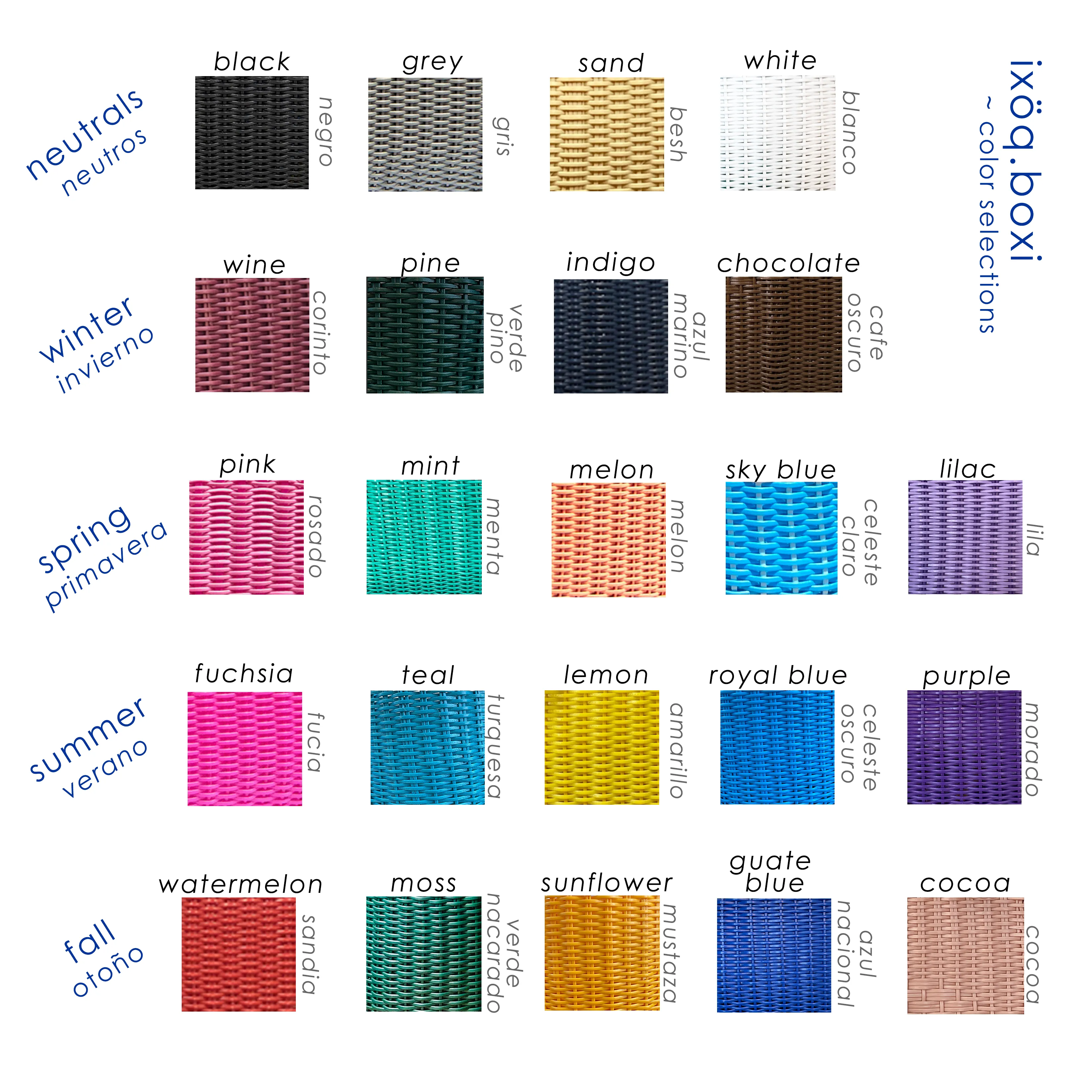 boxi storage baskets ~ interwoven