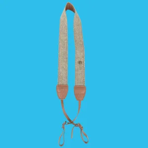 Brand New Tweed Cream and Brown SLR Camera Strap