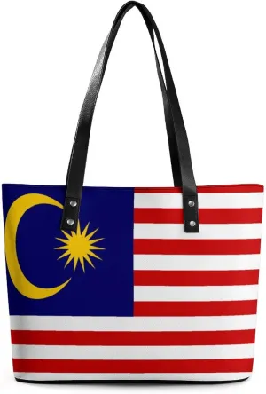 British Virgin Lslands Flag Fashion Hobo Handbag Women Spacious Leather Zipper Tote for Work Travel