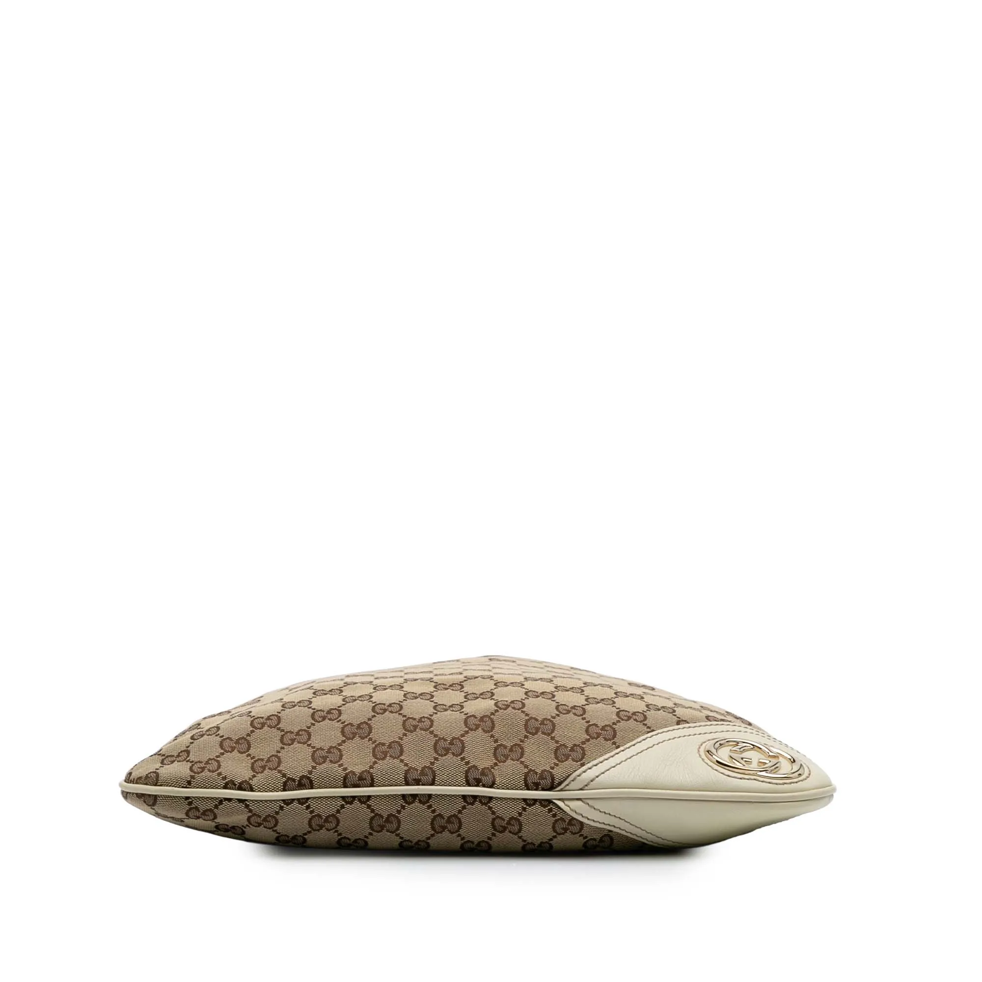 Brown Gucci GG Canvas New Britt Hobo