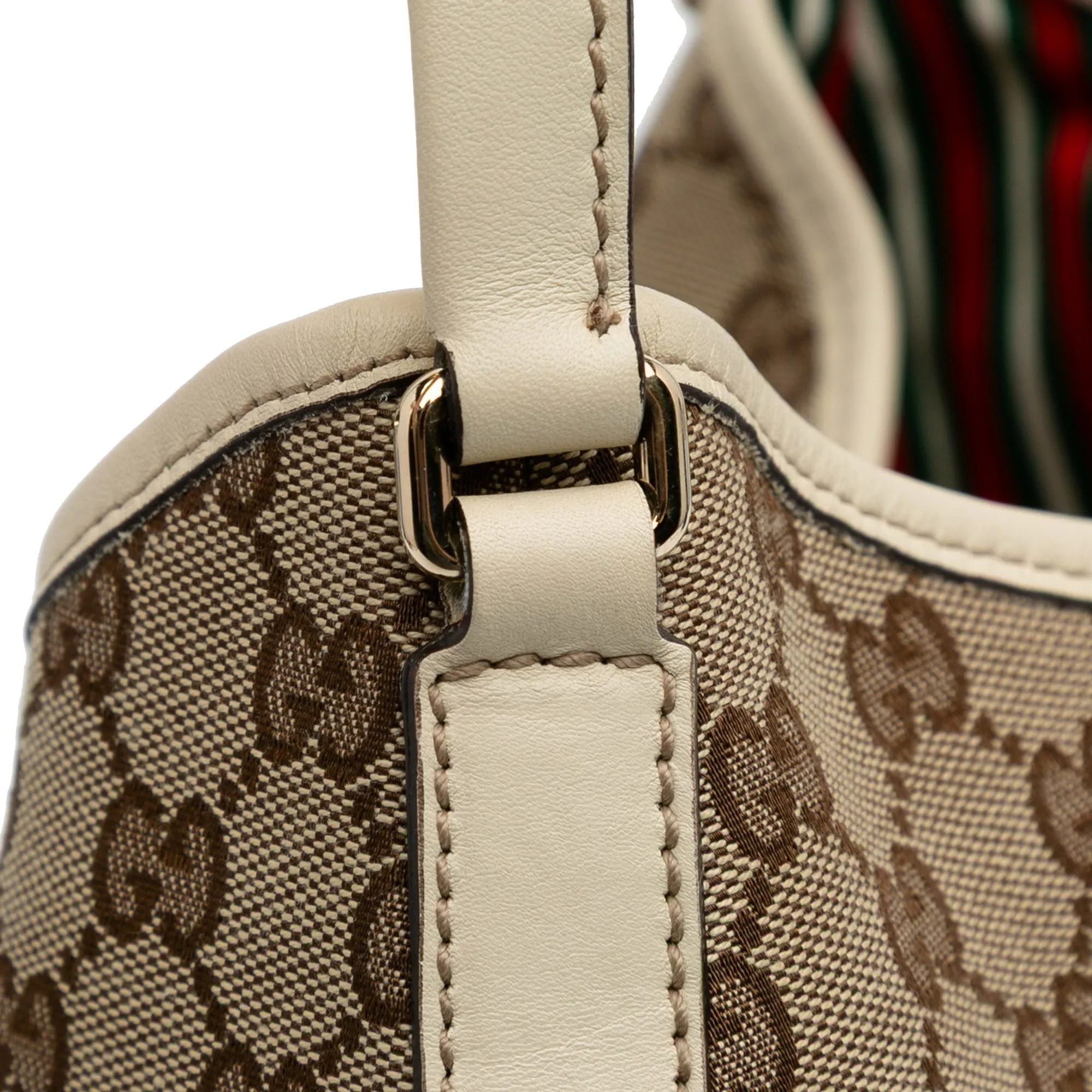 Brown Gucci GG Canvas New Britt Hobo