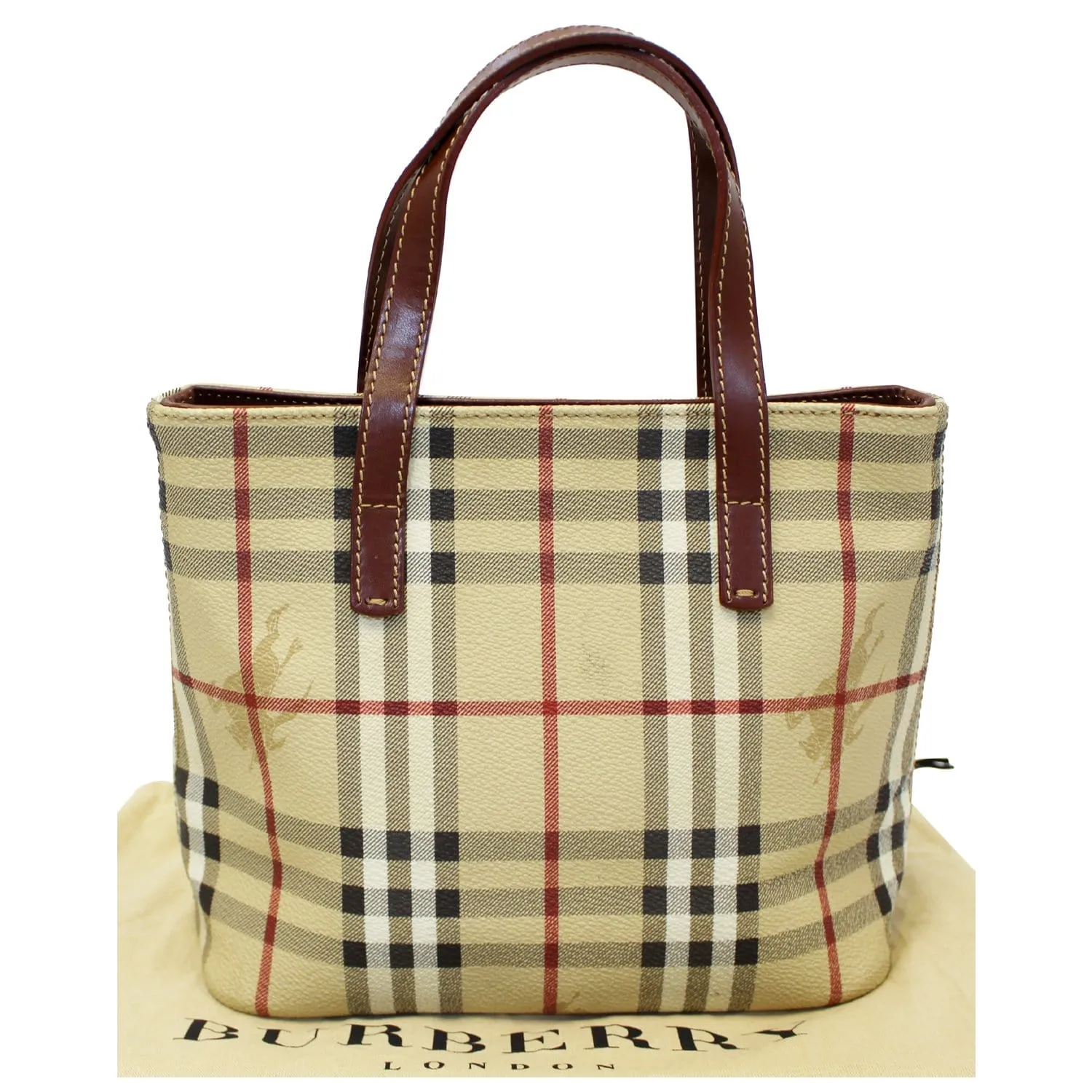 BURBERRY Nova Check Tote Bag