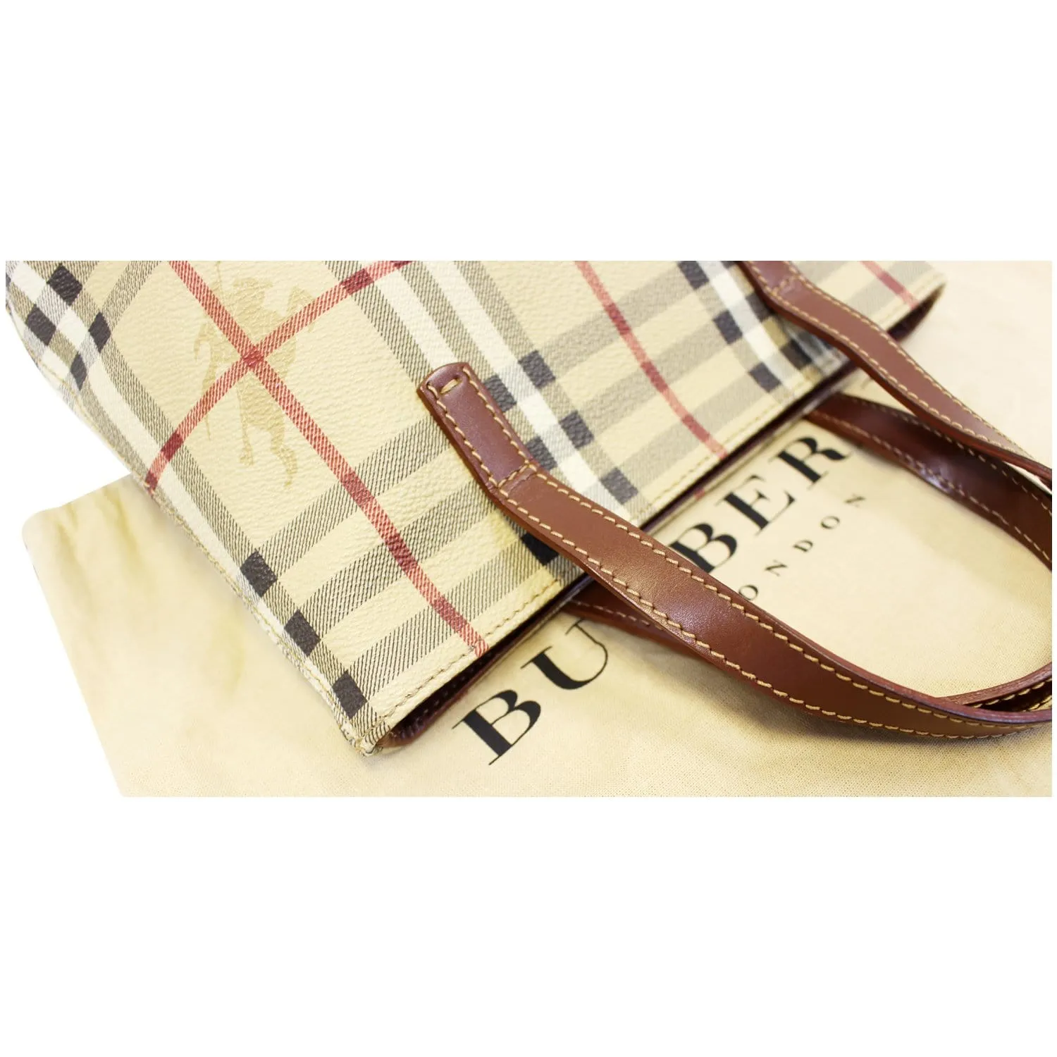 BURBERRY Nova Check Tote Bag