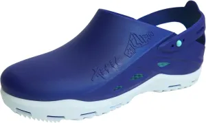 CALZURO Rebel - Non Slip Shoes - Rubber Slip Resistant Clogs with Adjustable Rear Strap - Autoclavable Non Slip Work Shoes for Men and Women