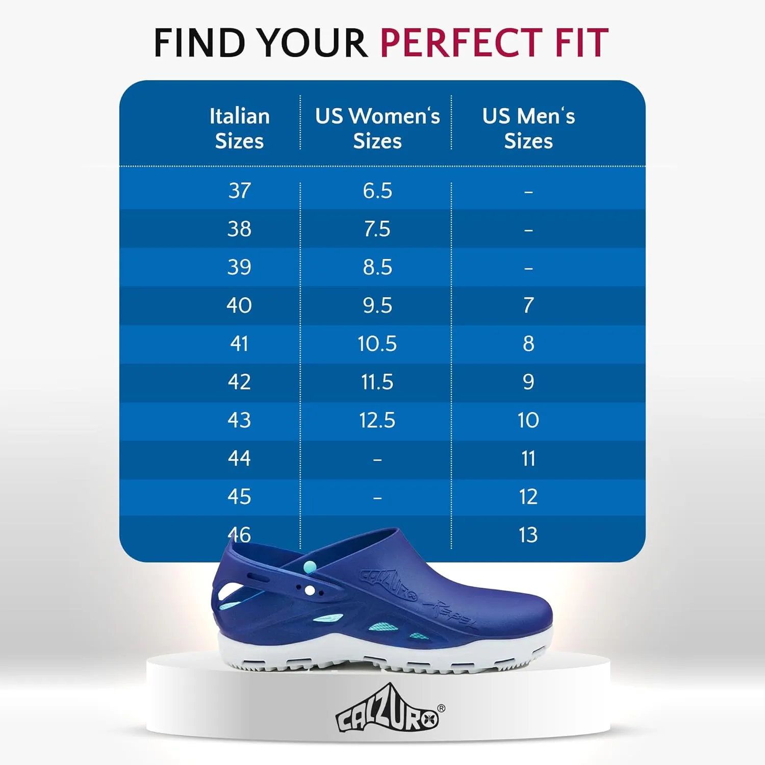 CALZURO Rebel - Non Slip Shoes - Rubber Slip Resistant Clogs with Adjustable Rear Strap - Autoclavable Non Slip Work Shoes for Men and Women