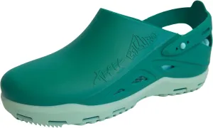 CALZURO Rebel - Non Slip Shoes - Rubber Slip Resistant Clogs with Adjustable Rear Strap - Autoclavable Non Slip Work Shoes for Men and Women