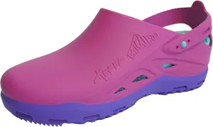 CALZURO Rebel - Non Slip Shoes - Rubber Slip Resistant Clogs with Adjustable Rear Strap - Autoclavable Non Slip Work Shoes for Men and Women