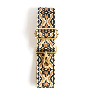Camel Blue Flowers - Strap