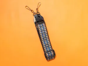 Camera Strap - Blue, Black, and White