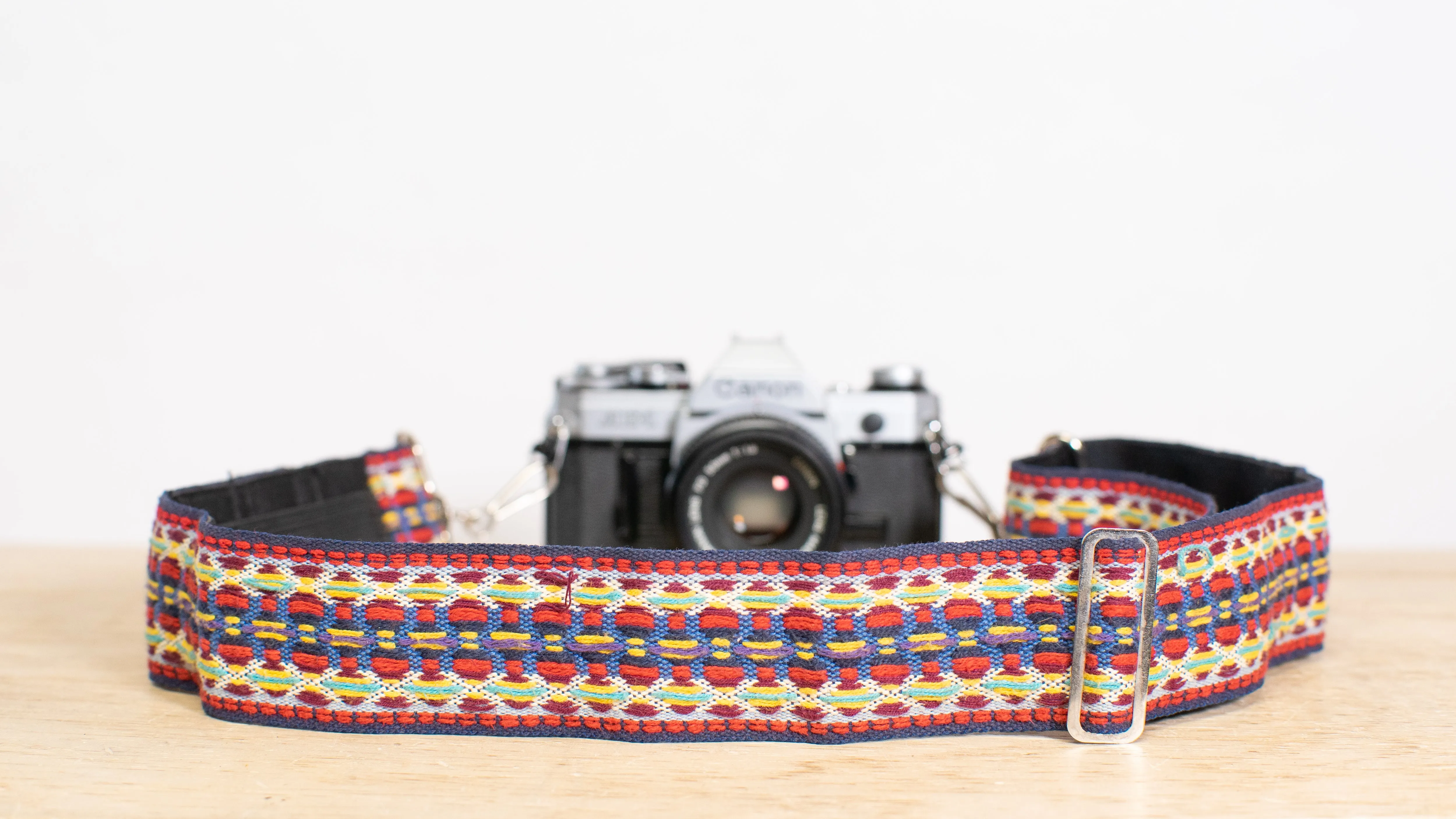 Camera Strap - Red, Yellow, and Blue