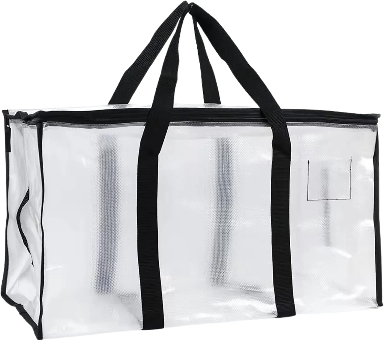 Camping Storage Bag, Organizer, Moving & Dorm, Decoration Storage, Fabric Container, Blanket and Toy, Travel Bag. 15"x27"x13" Reusable, Durable, Water Resistant, & Lockable.