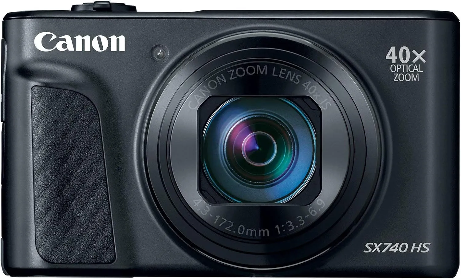 Canon PowerShot SX740 Digital Camera w/40x Optical Zoom & 3 Inch Tilt LCD - 4K VIdeo, Wi-Fi, NFC, Bluetooth Enabled (Black) (Renewed)