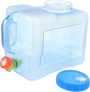 Capacity Portable Water Jug Reusable Outdoor Water Container for Camping Hiking and Travel Space-Saving Design for Emergency and Outdoor Activities