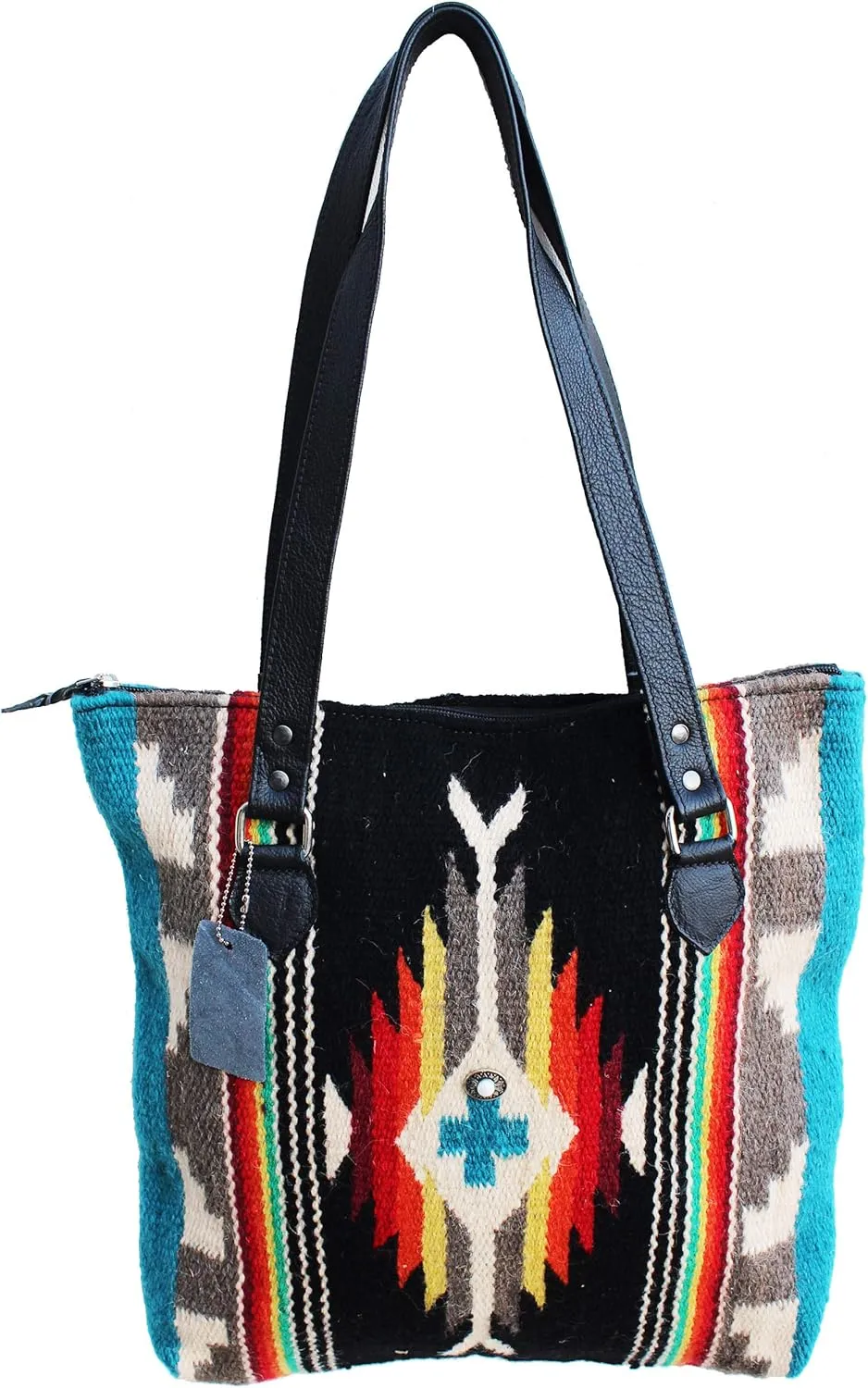 CHALLENGER Women's Western Handwoven Wool Rodeo Cowgirl Handbag Shoulder Purse 103AA03