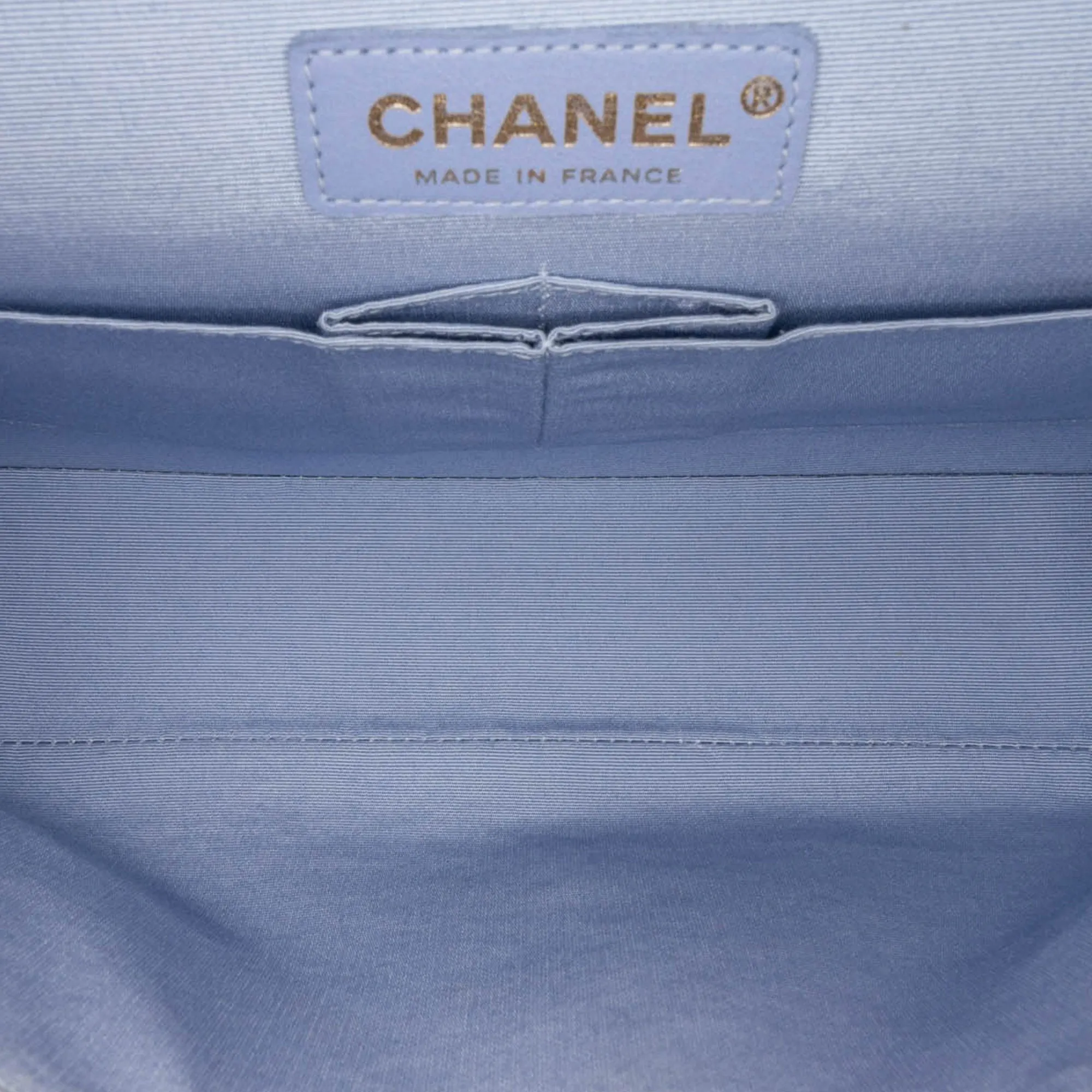 Chanel Medium Classic Printed Lambskin Watercolor Double Flap