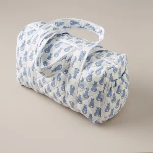 Changing Bag- Blue Rabbit Trellis
