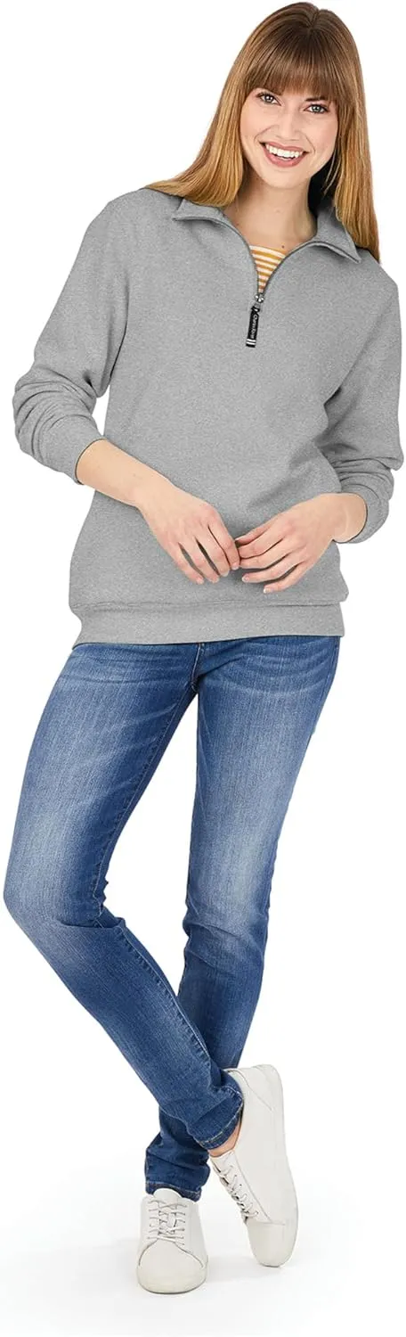 Charles River Apparel Men's Crosswind Quarter Zip Sweatshirt (Regular & Big-Tall Sizes)