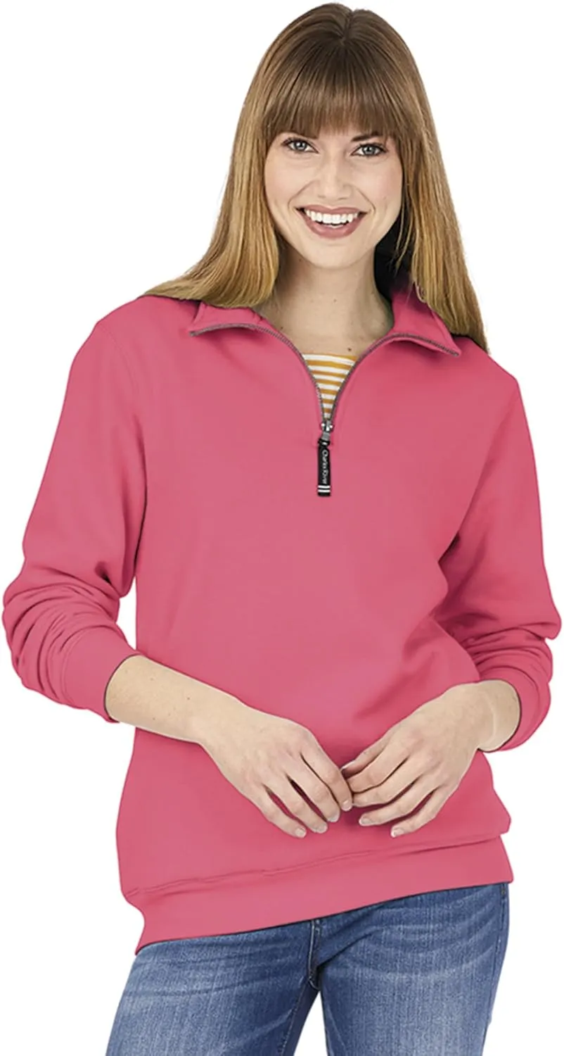 Charles River Apparel Men's Crosswind Quarter Zip Sweatshirt (Regular & Big-Tall Sizes)