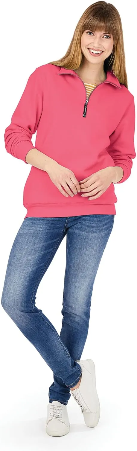 Charles River Apparel Men's Crosswind Quarter Zip Sweatshirt (Regular & Big-Tall Sizes)