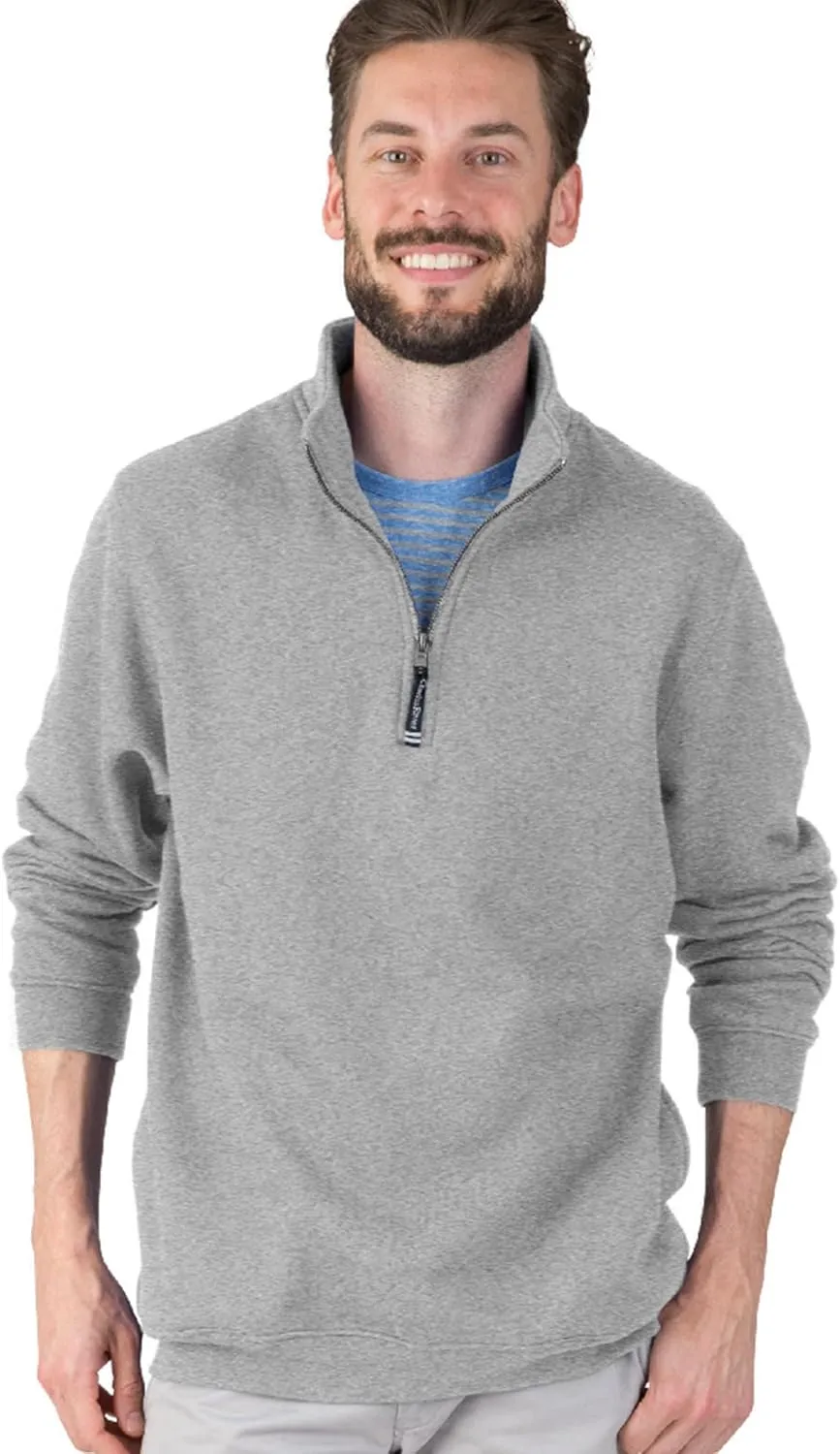Charles River Apparel Men's Crosswind Quarter Zip Sweatshirt (Regular & Big-Tall Sizes)