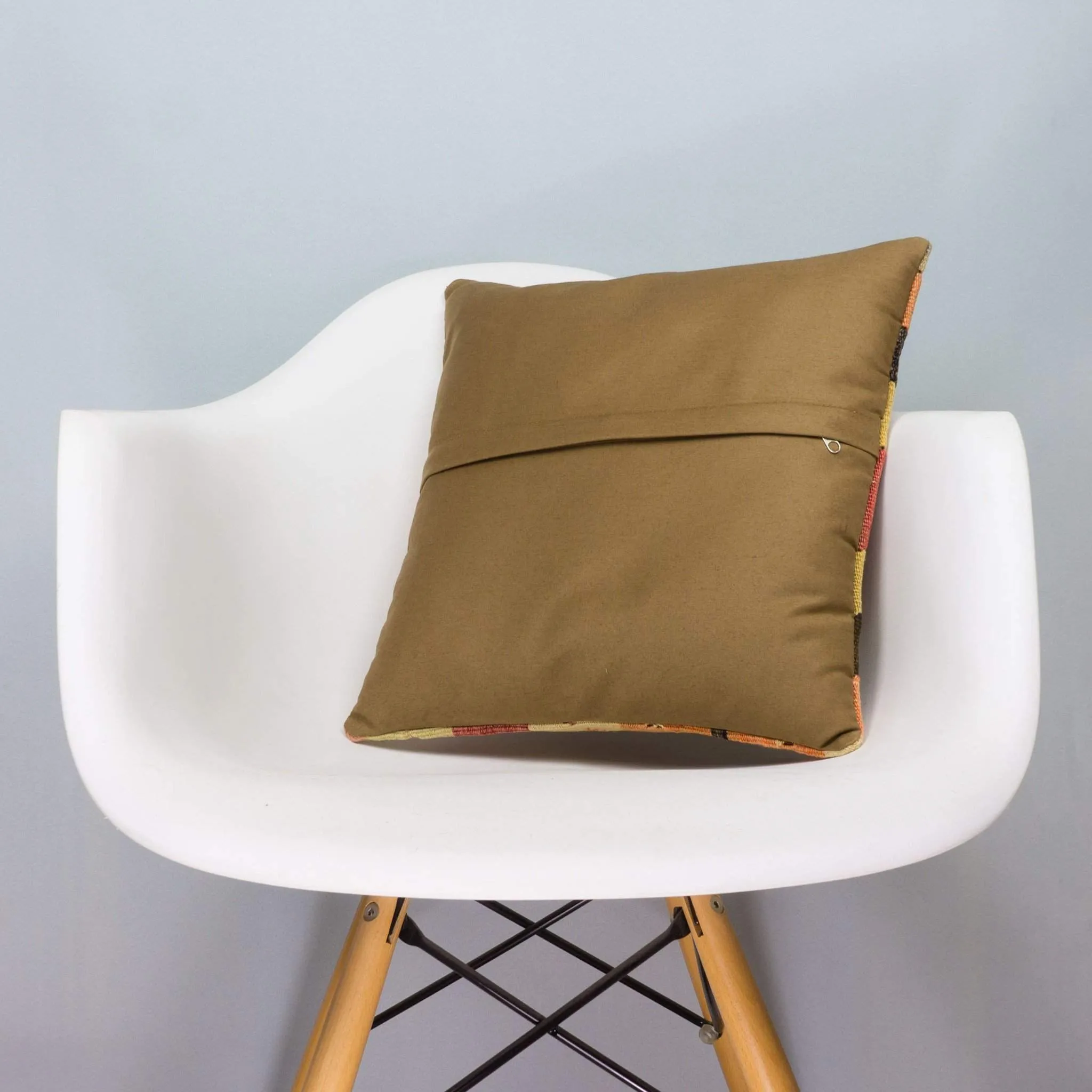 Chevron Multi Color Kilim Pillow Cover 16x16 3332