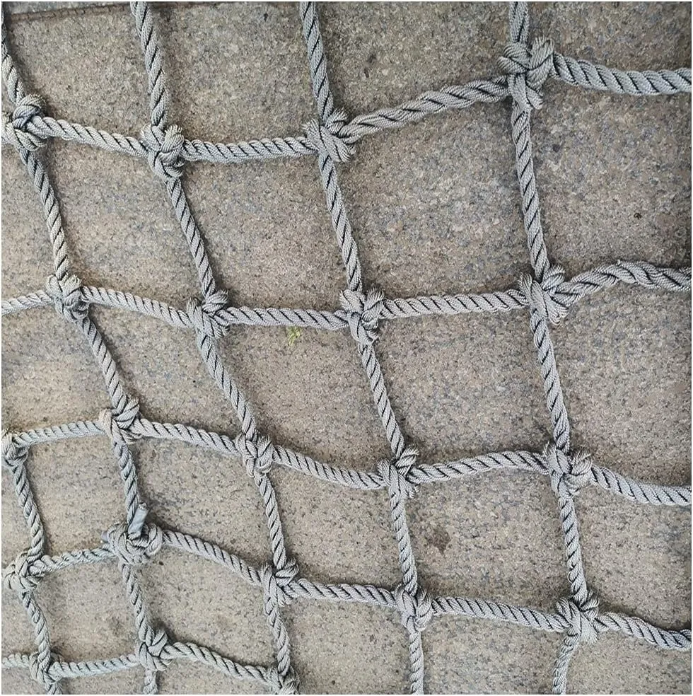 Children's Polyamide Climbing Frame Net, Strong Rope Netting Climbing Cargo Net, Plant Support Network, for Kids Training Equipment(12mm-14cm,1X2m/3.3X6.6ft)