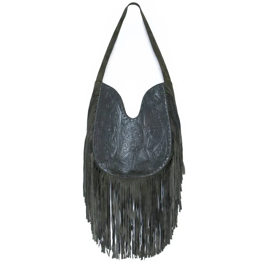Cleopatra Hobo Shoulder Bag Olive