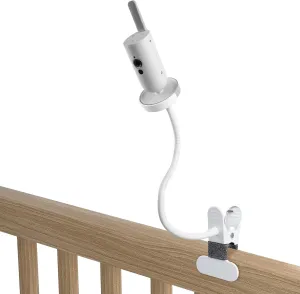 Clip Clamp Mount for Philips Avent Connected SCD973/37 /SCD923/26 /SCD921/26 Baby Monitor (White)