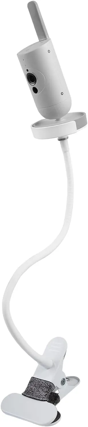 Clip Clamp Mount for Philips Avent Connected SCD973/37 /SCD923/26 /SCD921/26 Baby Monitor (White)